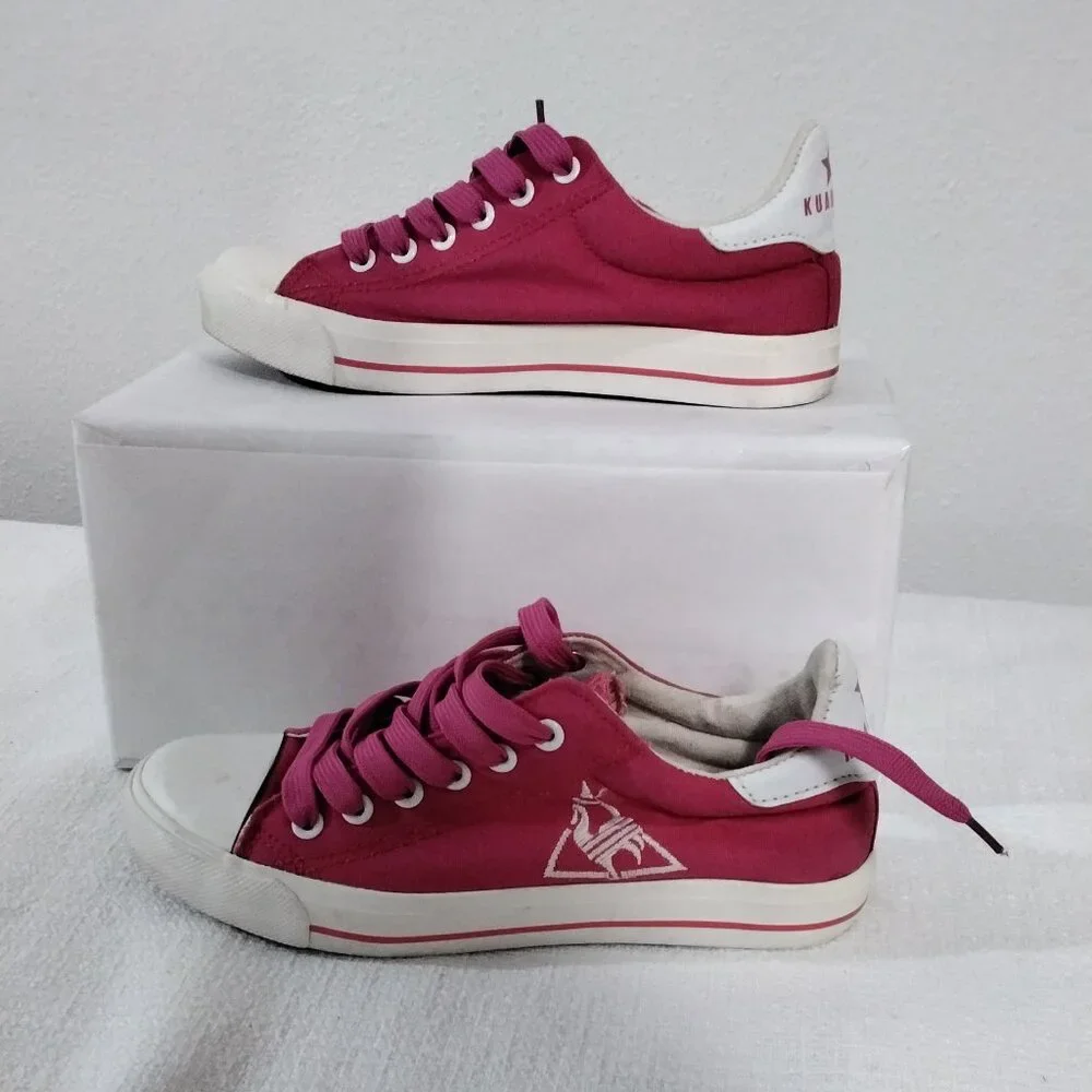 kuan bei Women Sneakers Canvas Size 7.5 Fushia Size 38 Europe - Picture 9 of 16